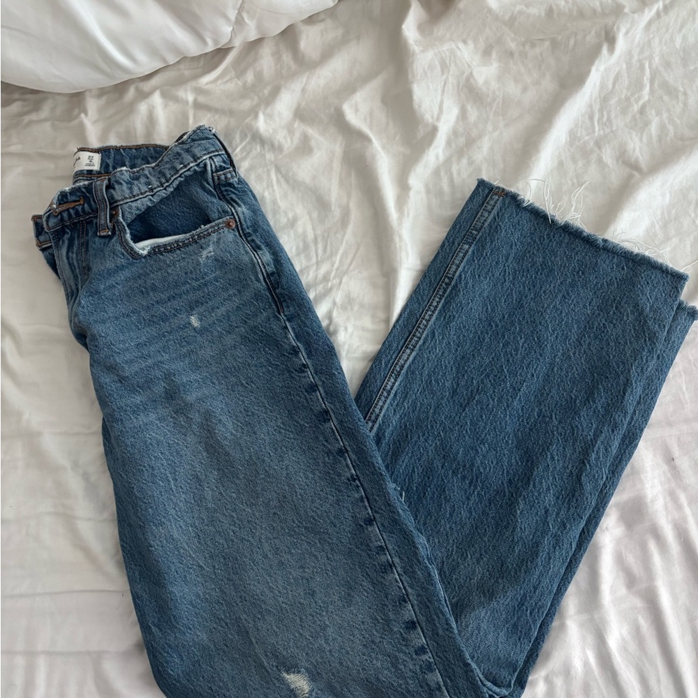 Abercrombie & Fitch High Rise Denim